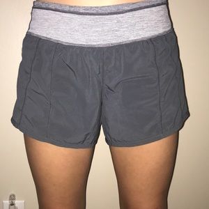 Grey Lululemon shorts
